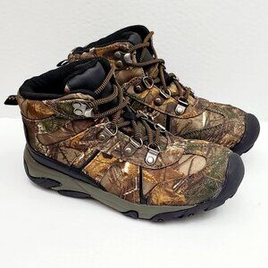 OZARK TRAIL Boys Youth Size 2 Real Tree Camo Outdoor Hunting Hiking Boots Shoes